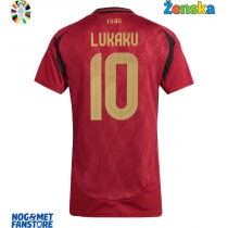 Belgija Romelu Lukaku #10 Domaci Dres za Ženska EP 2024 Kratak Rukav